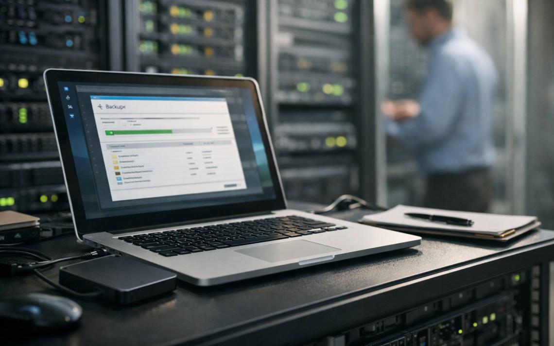 Hosting y backups para empresas: lo aburrido que evita el lunes heroico